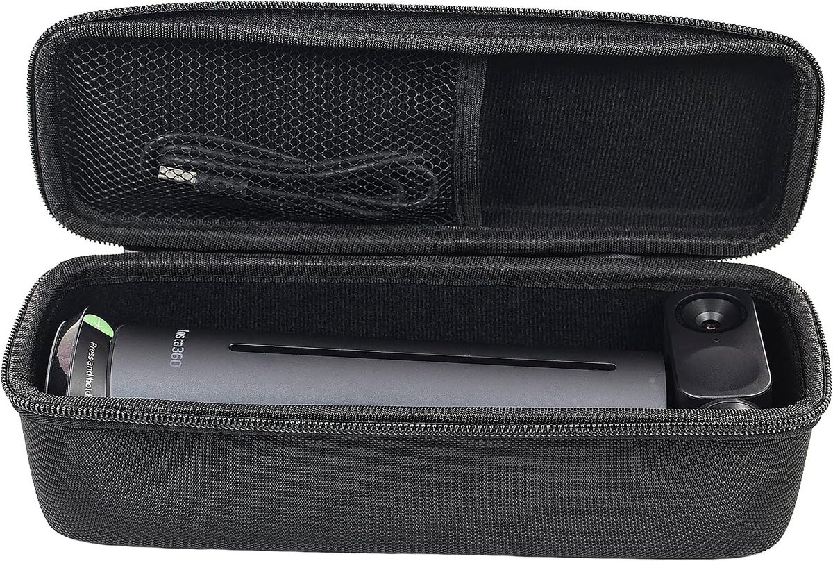 Hardcase voor webcam - zwart - hard EVA-materiaal - perfecte bescherming voor dagelijks gebruik - ShopVlot