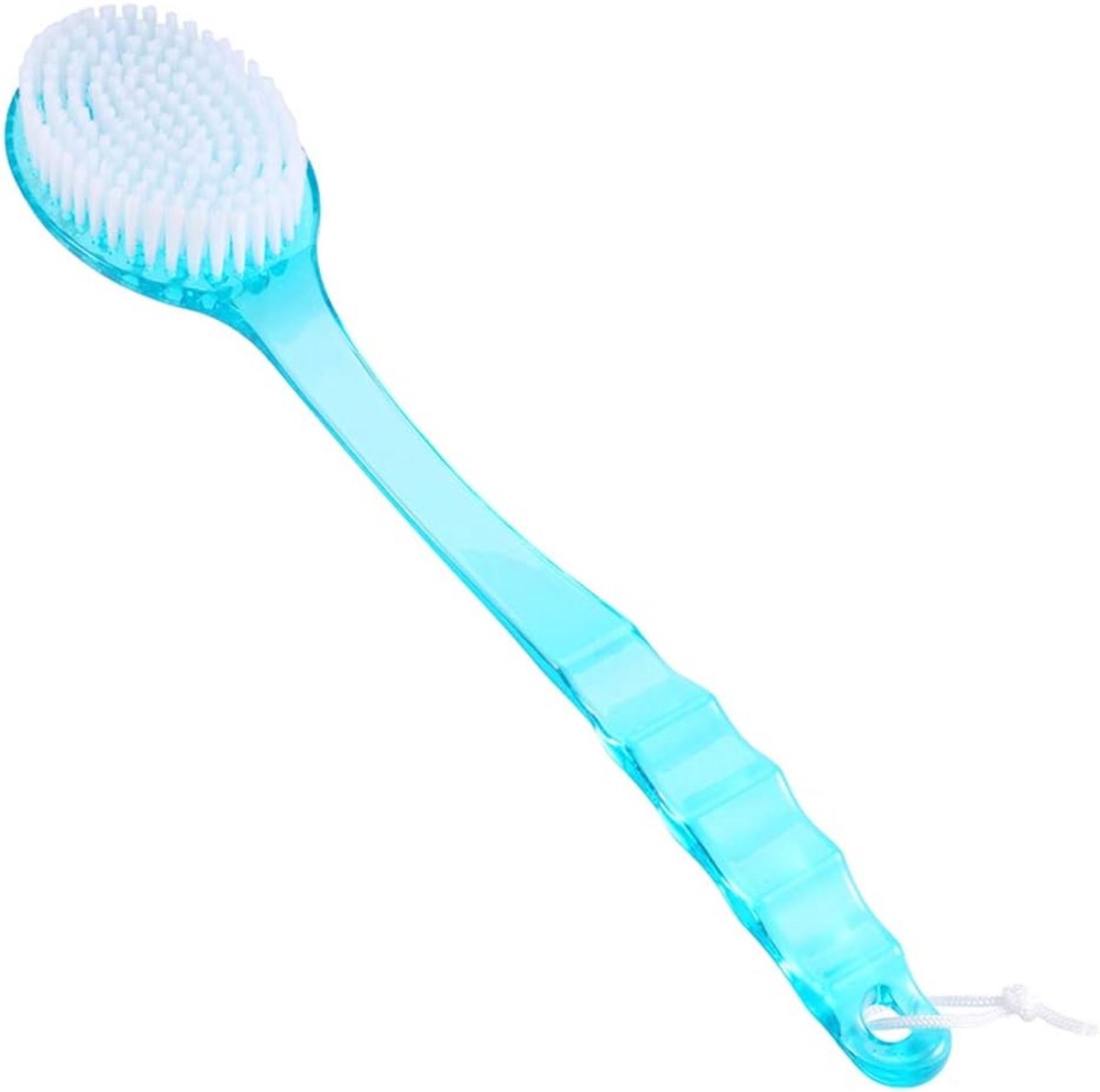 Doucheborstel met lange handgreep - plastic scrubber - zachte haren - voor een ontspannende douche ervaring - ShopVlot