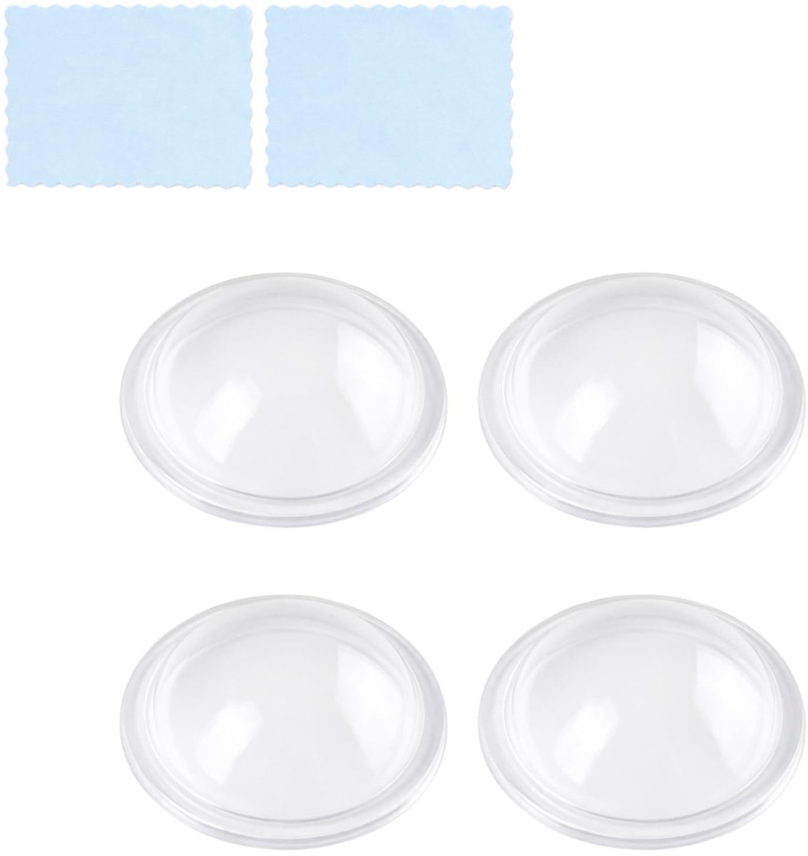 autocamera-lensbeschermers 4 stuks - gehard glas - waterdicht - optimale bescherming voor camerabeelden - ShopVlot