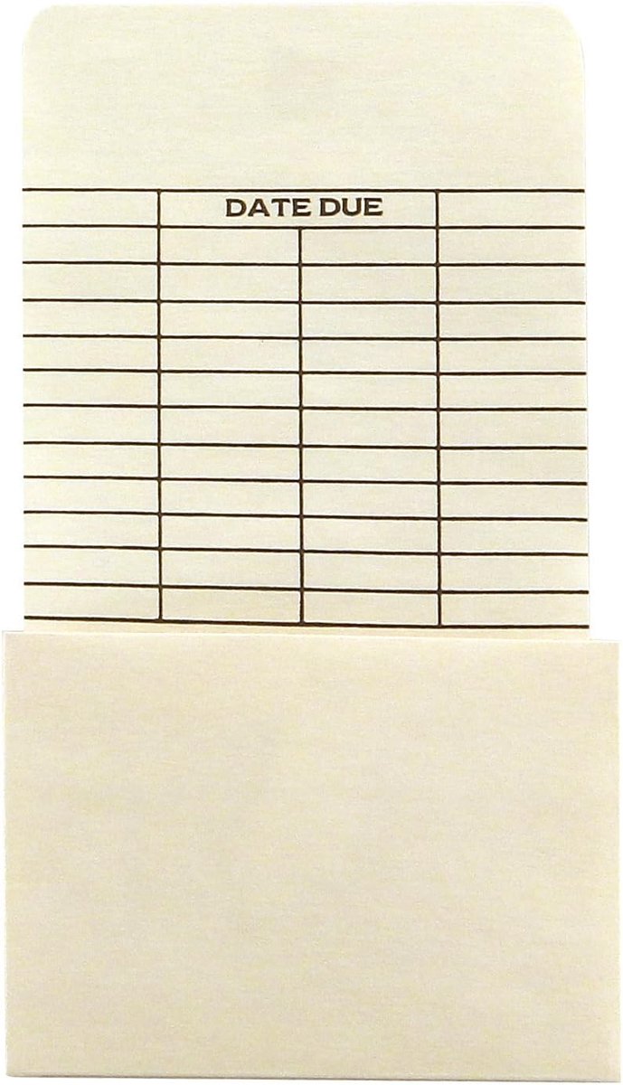 Producten Manila Bibliotheek Zakken - Zelfklevende einddatum Enveloppen - 16,25 x 3,5 inch, 50 Pack