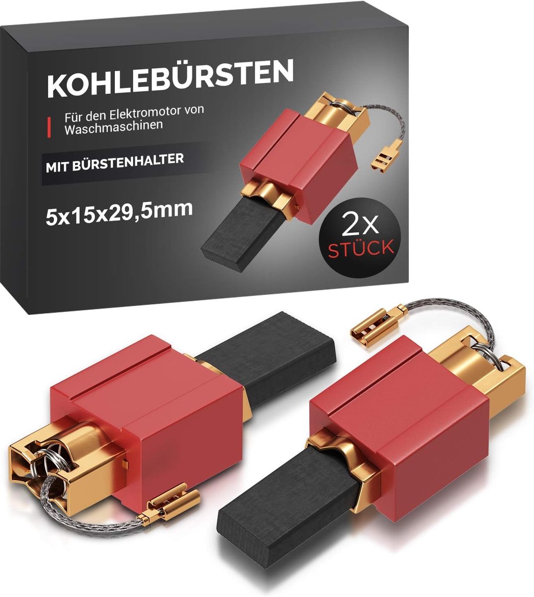 Motor carbon borstels set - vervangende koolborstels voor Miele - eenvoudig te installeren - SnelShoppen