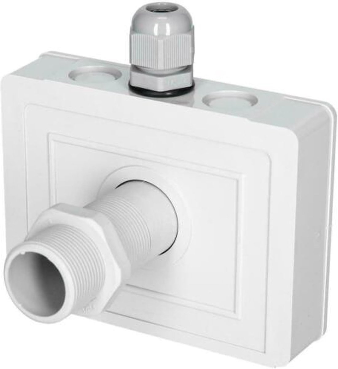 Kabeldoorvoerdoos KT5 + 1 x stuk PG11 schroefverbinding, waterdicht, uitbreidbaar, IP68, dakdoorvoer voor caravans, boten en campers voor zonne- en satellietinstallaties, tot 3 kabels