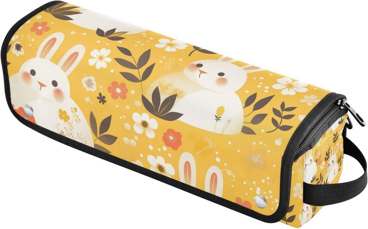 Haarstyling Tools Organizer - Reistas Krultang Stijltang - Haarstyling Onderweg - Hittebestendige Mat - 37 x 10 x 10 cm