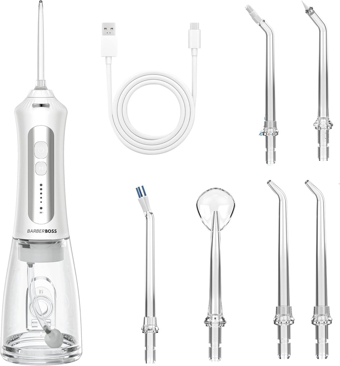Monddouche - Elektrische Waterflosser - 5 Modi - Verwisselbare Straalpunten - Voor Complete Mondverzorging