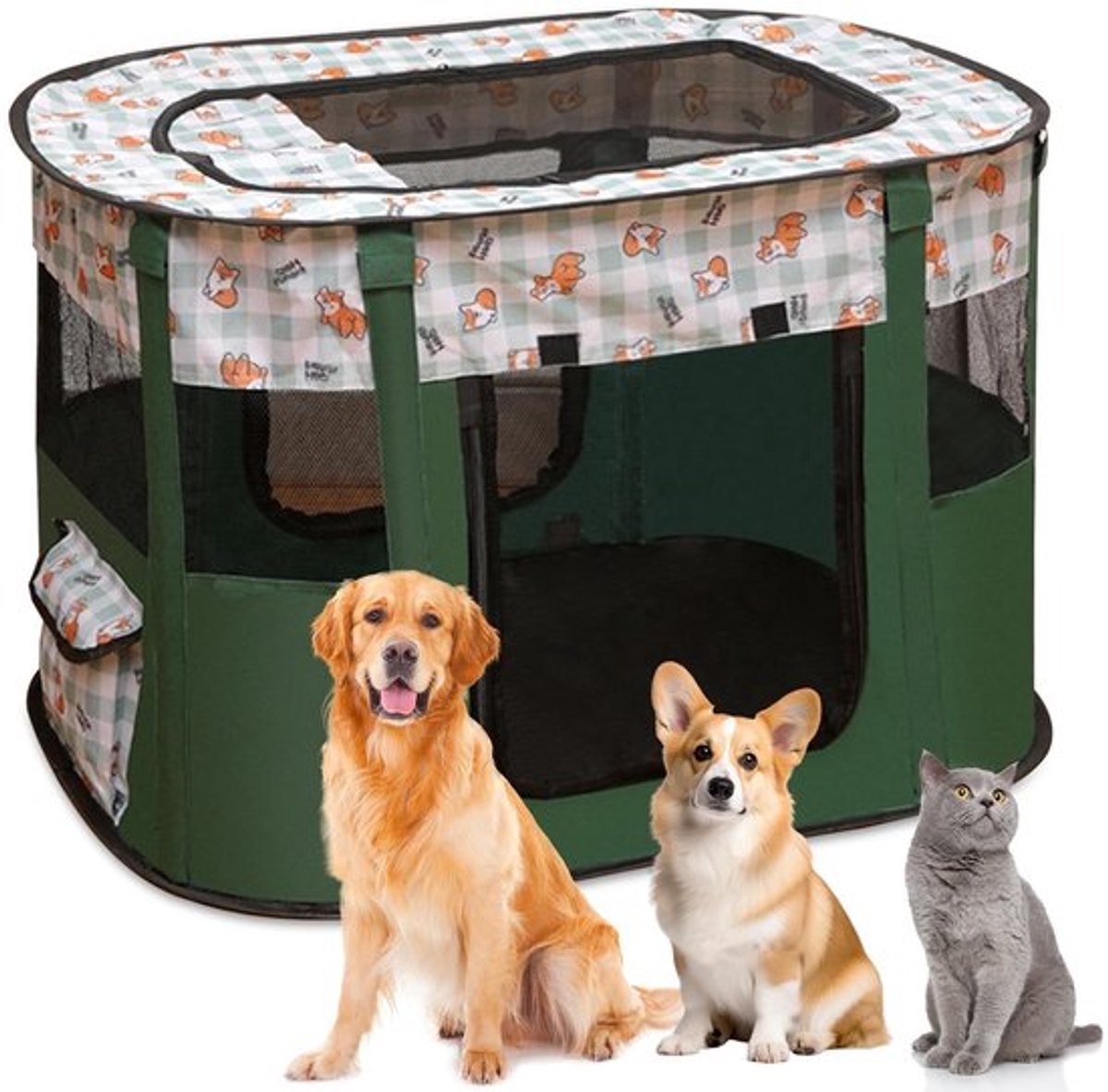 OmGoods - Dailygoody - Opvouwbare hondenomheining - Draagbare puppyren - XL