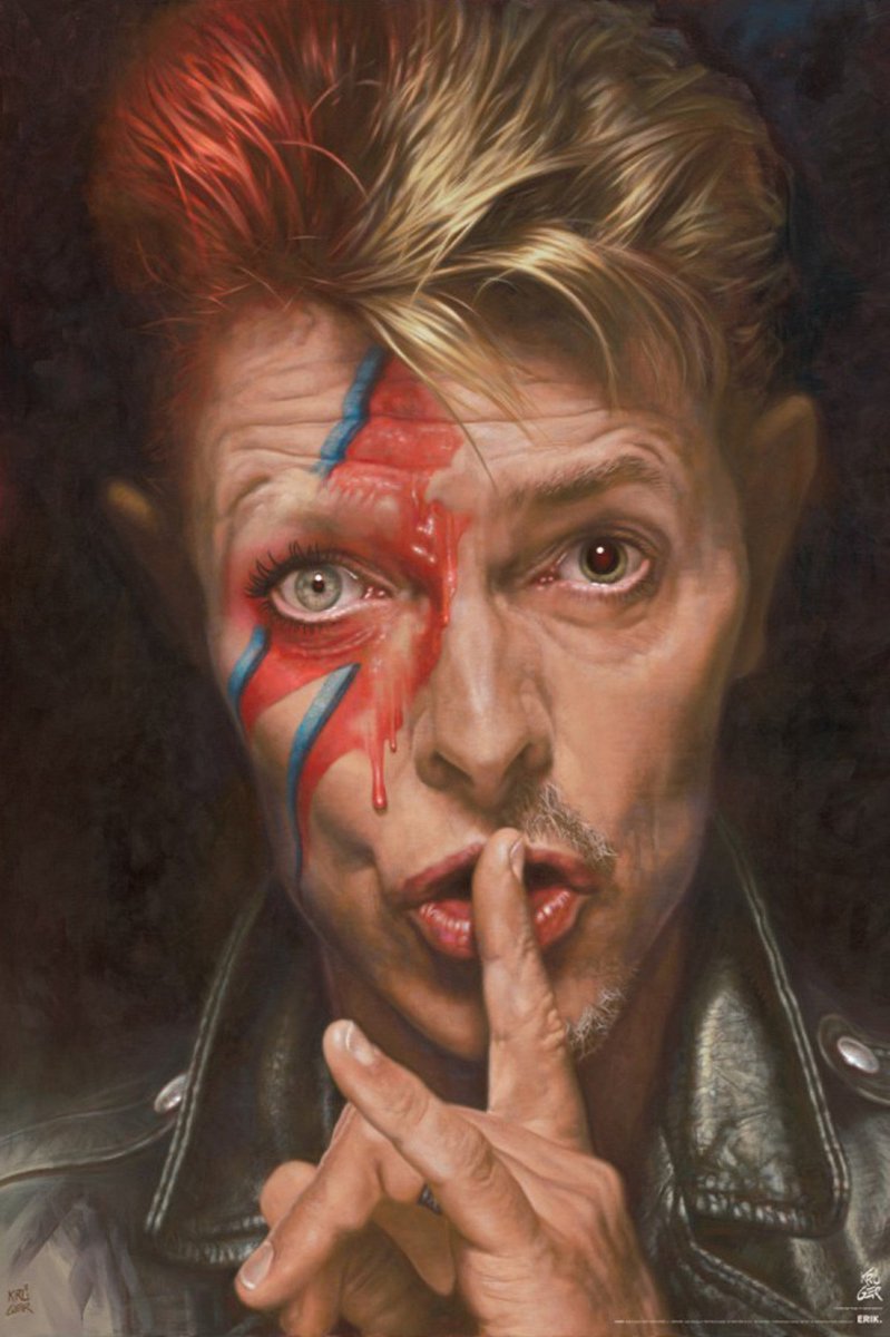 Grupo Erik Poster Sebastian Kruger - David Bowie 61x91,5cm Divers