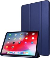 Apple iPad Pro 11 (2018) Hoes - Mobigear - Tri-Fold Serie - Kunstlederen Bookcase - Blauw - Hoes Geschikt Voor Apple iPad Pro 11 (2018)