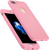 Apple iPhone 7 Plus Hoesje - Mobigear - 360 Serie - TPU Backcover - Roze - Hoesje Geschikt Voor Apple iPhone 7 Plus