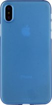 Apple iPhone X/10 Hoesje - Mobigear - Ultra Slim Serie - Hard Kunststof Backcover - Blauw - Hoesje Geschikt Voor Apple iPhone X/10