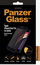 PanzerGlass Case Friendly Gehard Glas Privacy Screenprotector Geschikt voor Apple iPhone 6 - Zwart