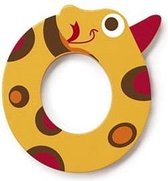 letter O slang geel 5.5 cm
