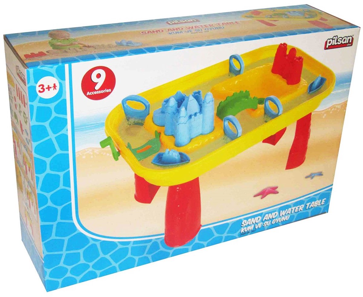Pilsan Zand- en Watertafel - Inclusief 9 accessoires - Eenvoudige (de)montage — afbeelding 5