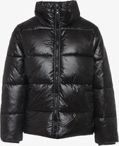 Jazlyn dames puffer jacket - Zwart - Maat 3XL