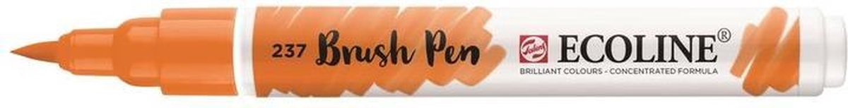 Brush pen - #237 - Donkeroranje - Ecoline - 1 stuk