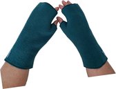Feligi Vingerloze Handschoenen - Maat L - Antipilling Fleece - Blue Petrol