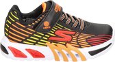 Skechers Flex glow elite klittenband sneaker - Zwart multi - Maat 37