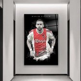 Wallyard - Hakim Ziyech - Wall art - 80x120 cm - premium glass - inlc. muur bevestiging