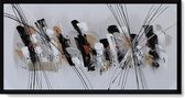 INAZAWA handgeschilderd doek - 60x120CM