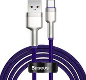 Baseus metal Data SuperCharge Kabel USB Naar USB-C - 40W - 2 meter
