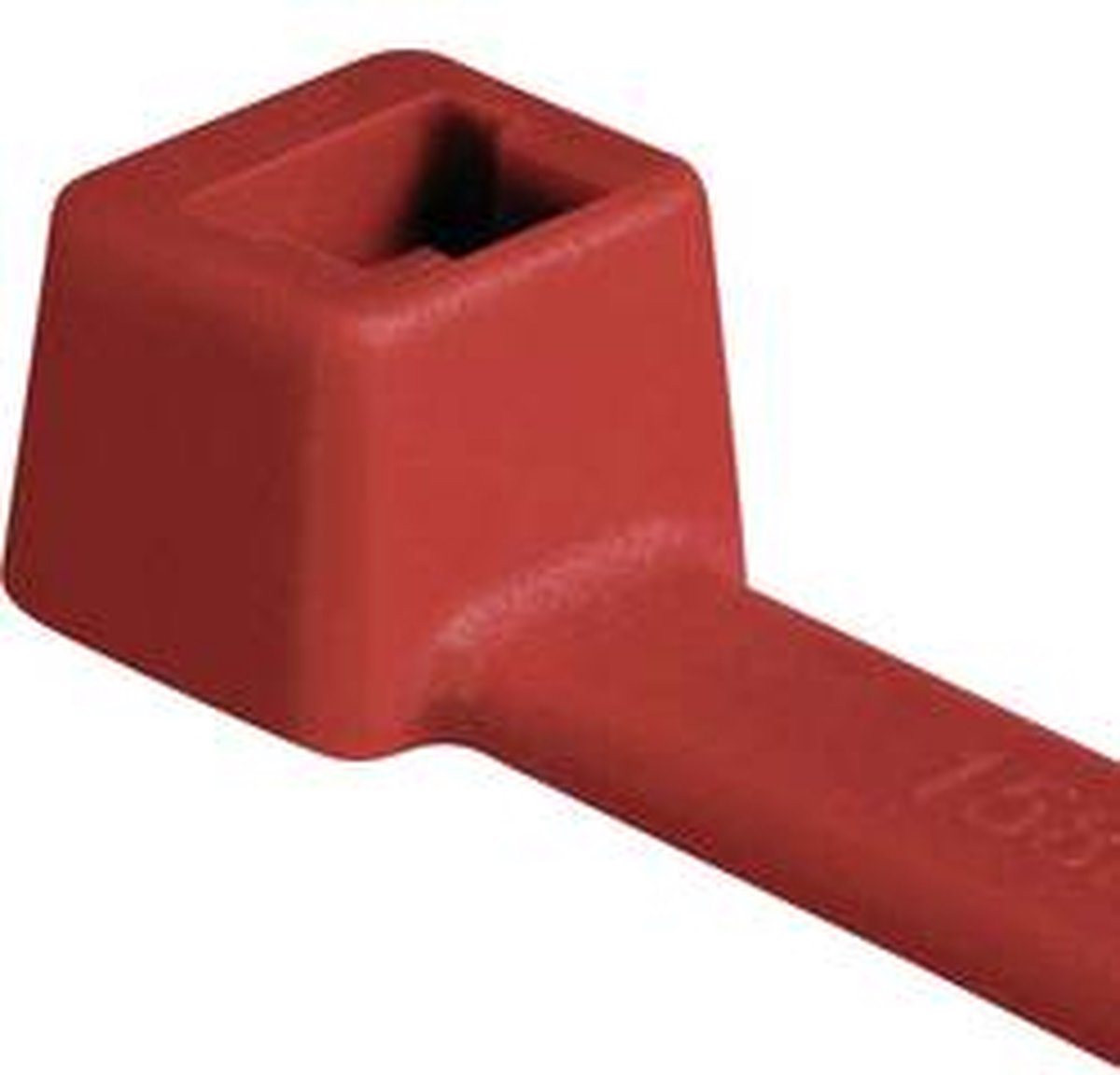 HellermannTyton 116-01812 T18R-PA66-RD-C1 Kabelbinder 100 mm 2.50 mm Rood 100 stuk(s)