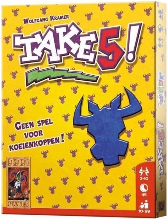 Thumbnail van een extra afbeelding van het spel Spellenbundel - Kaartspellen - 2 Stuks - Take 5! & Saboteur: Het Duel
