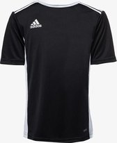 Adidas Entrada kinder sport T-shirt - Zwart - Maat 122/128