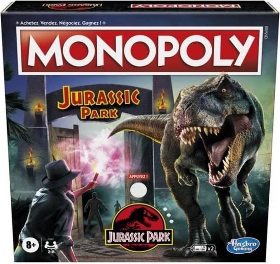 Thumbnail van een extra afbeelding van het spel MONOPOLY - Jurassic Park (Franstalige editie)
