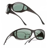 Hofftech Overzetbril / Overzetzonnebril Zwart montuur