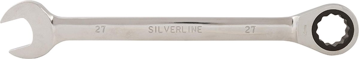 Silverline Vaste steek-ringratelsleutel 27 mm