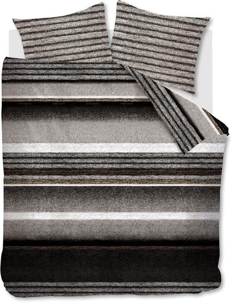 Rivièra Maison Mohair Dekbedovertrek - Eenpersoons - 140x200/220 cm - Bruin