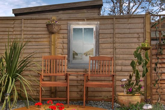 Affiche de jardin See-through - Plage - Vélo - 40x60 cm