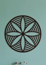 Wanddecoratie | Geometrisch 4 rond - L (60x60cm)