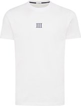 Michael | T-shirt Roman III borduur wit