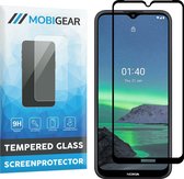 Mobigear Gehard Glas Ultra-Clear Screenprotector voor Nokia 1.4 - Zwart