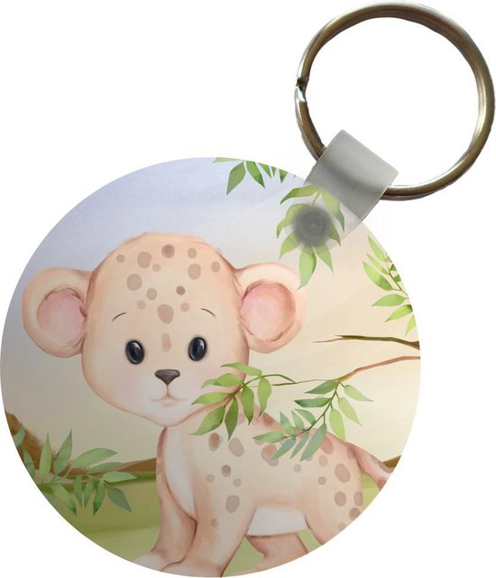Sleutelhanger leopard - Star Copy & Print