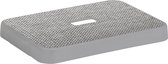 Sunware - Sigma home deksel stof grijs - opbergbox 5L - 24 x 16,5 x 2,5 cm