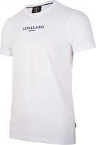 Cavallaro Napoli - Heren T-Shirt - Albaretto - Wit - Maat XL