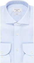 Profuomo - Sky Blue Travel Shirt Blauw - 42 - Heren - Slim-fit