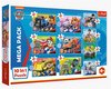 foto van Trefl 10in1 Paw Patrol Puzzel 20-48 Stukjes