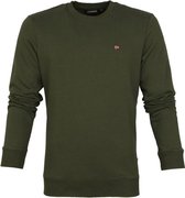 Napapijri Balis Crew Sweater Donkergroen - maat M