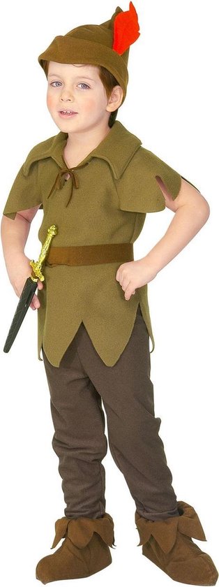 Widmann - Peter Pan Kostuum - Nooitgedacht Toch Gekregen Peter Pan Kind  Kostuum -... | bol.com