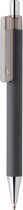 balpen X8 Smooth Touch 14 cm ABS grijs