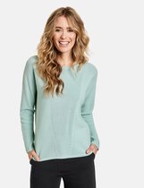 GERRY WEBER Dames Trui met geribde details GOTS