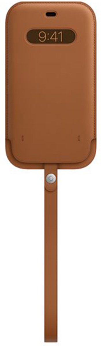 Apple - Leren hoesje met Koord - MagSafe - iPhone 12 Pro Max - bruin