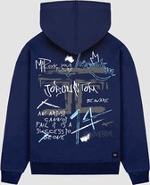 JORCUSTOM Artist Loose Fit Hoodie - Navy - Volwassenen - Maat L