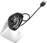 YONO Charging Dock geschikt voor Samsung Galaxy Watch 4 / 5 - Oplader en Houder - Zilver