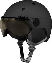 Sinner Titan Visor Trans+ Skihelm Met Vizier | 2021 | Matte Black | Maat: 59 - 62 cm
