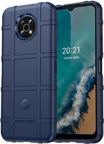 Nokia G50 Hoesje Shock Proof Rugged Shield Back Cover Blauw
