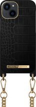 iDeal of Sweden Hoesje Met Koord Geschikt voor iPhone 13 Mini - iDeal of Sweden Atelier Necklace Case - zwart