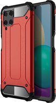 Samsung Galaxy M22/A22 4G Hoesje Shock Proof Back Cover Rood